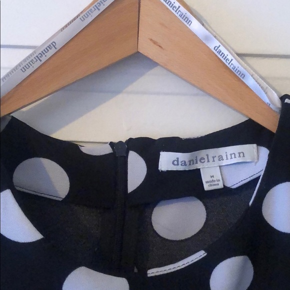 Daniel Rainn Polka Dot Short Sleeve Blouse EUC - Picture 3 of 14